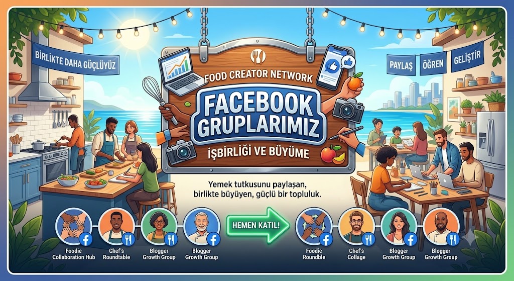 Food Creator Network Facebook Gruplarimiz