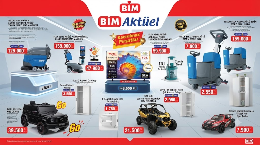 BİM 8 Temmuz 2026 Aktüel Kataloğu Haftanın İndirimleri En Uygun Fiyatlar